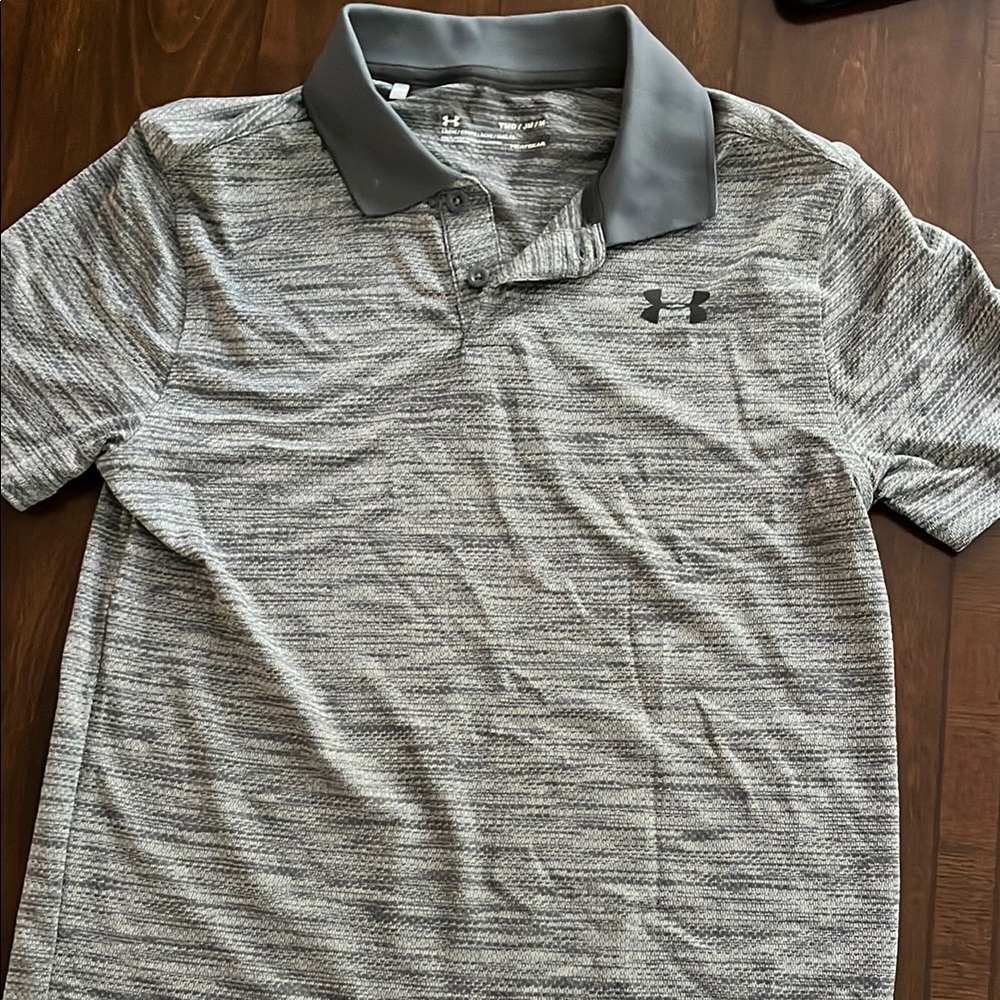 Under Armour Gray Performance Polo Shirt